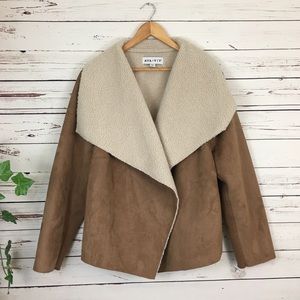 Ava & Viv Faux Shearling Jacket Size 3X